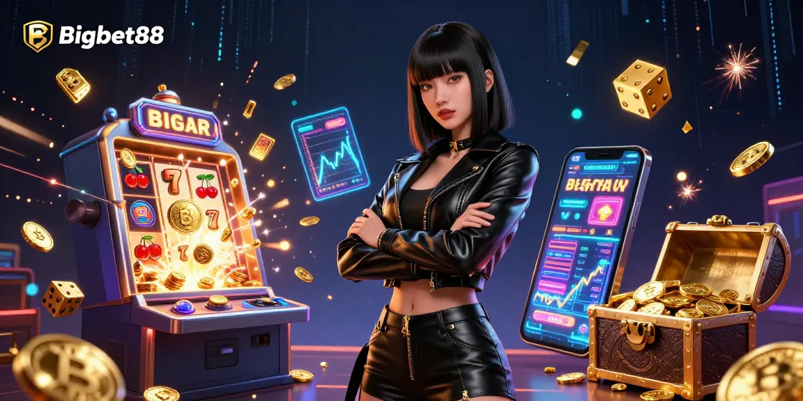 Experience thrilling wins at Bigbet88 with dynamic slot machines, vibrant game elements, and captivating visuals.
