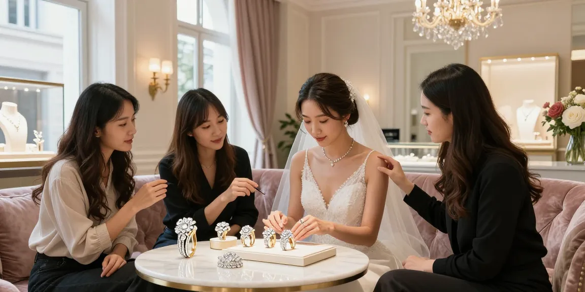 Discover stunning wedding jewellery Zurich in an elegant bridal scene.
