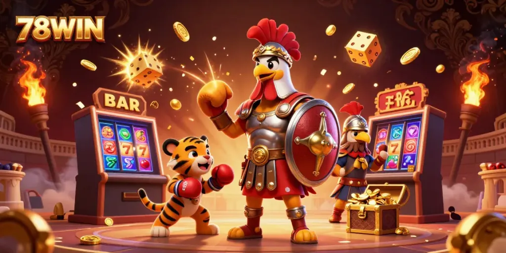 Engage with thrilling gaming adventures at 78WIN's vibrant casino scene featuring the ultimate jackpot.