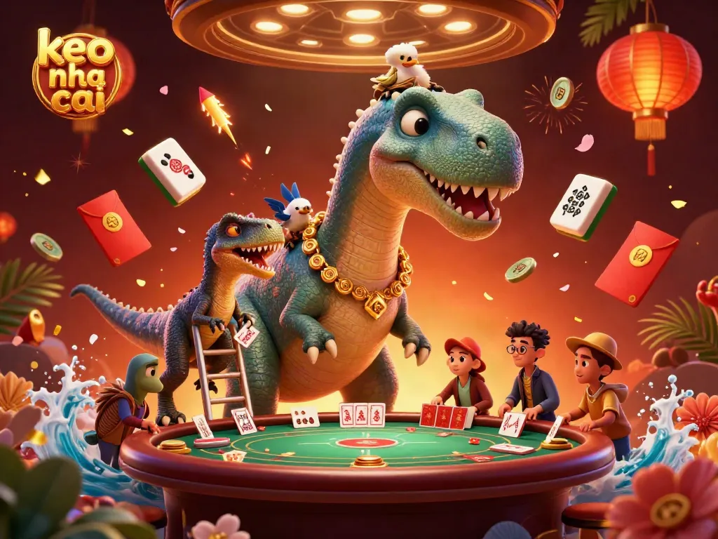 Experience winning moments at keo nha cai with thrilling poker action and festive elements.