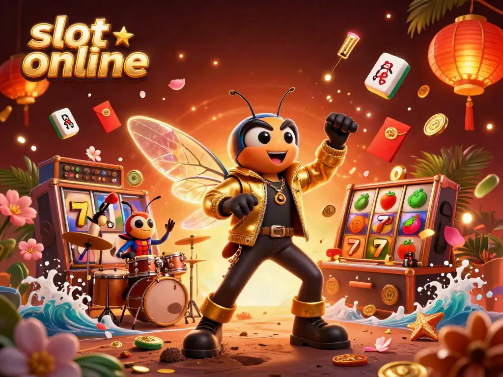 Engage with slot online through vibrant visuals of casino characters in action, featuring lively symbols.