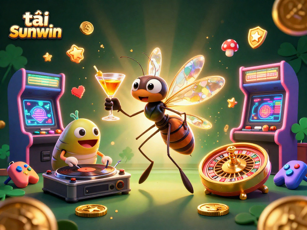 Experience the thrill of tải sunwin with a captivating 3D casino scene featuring dynamic characters and vibrant game elements.