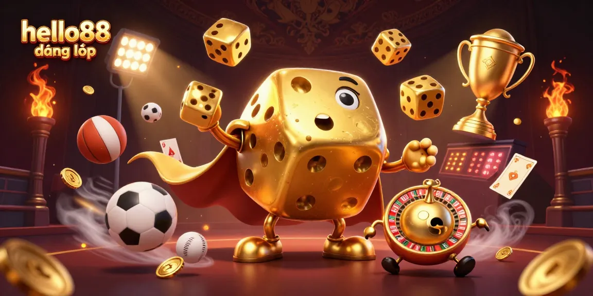 Engage with the excitement of hello88 đăng nhập while juggling golden dice and enjoying vibrant casino action.
