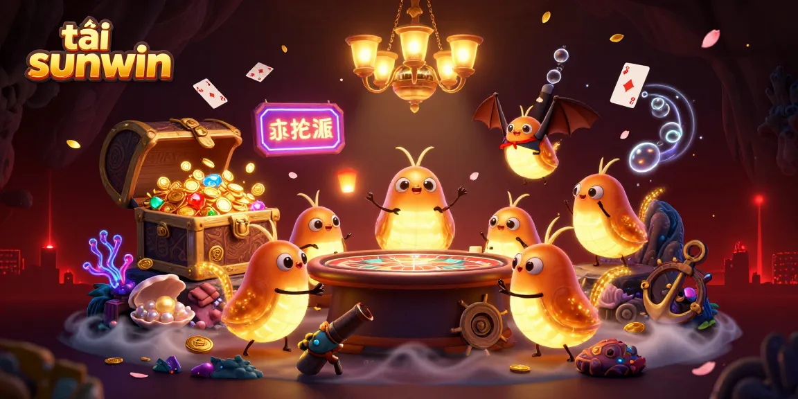 Play exciting games at tải sunwin casino with glowing elements and underwater treasures in a captivating scene.