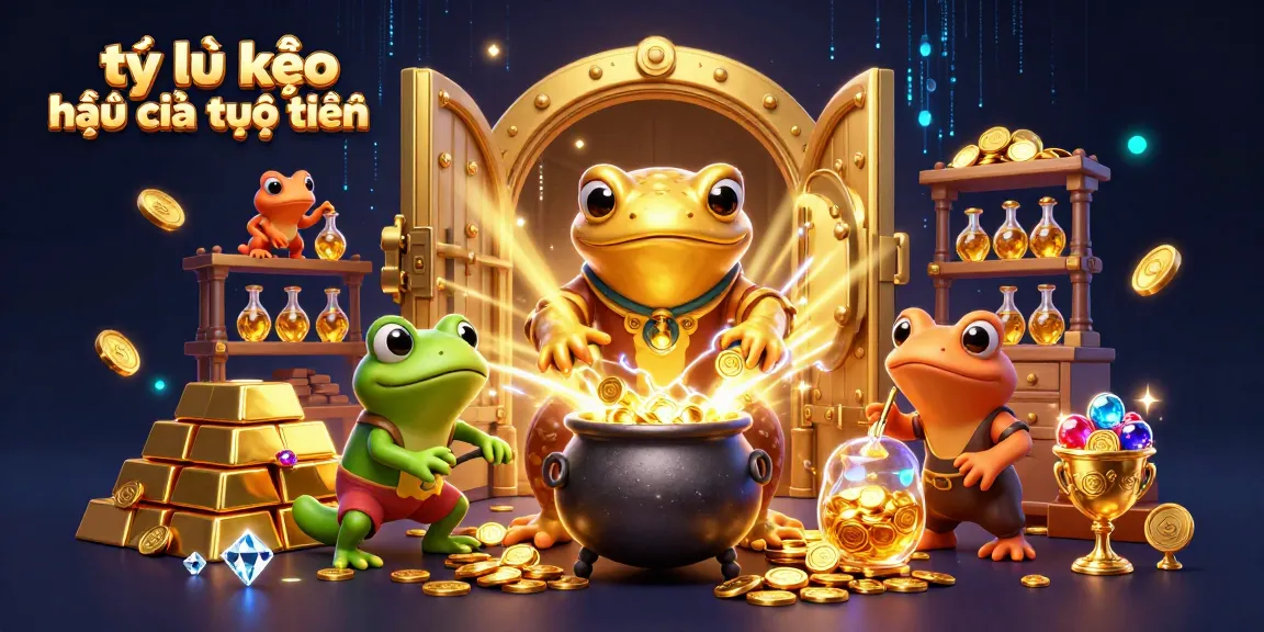 Engage with tỷ lệ kèo nhà cái trực tuyến in an animated 3D world of magical gold creation and betting strategies.