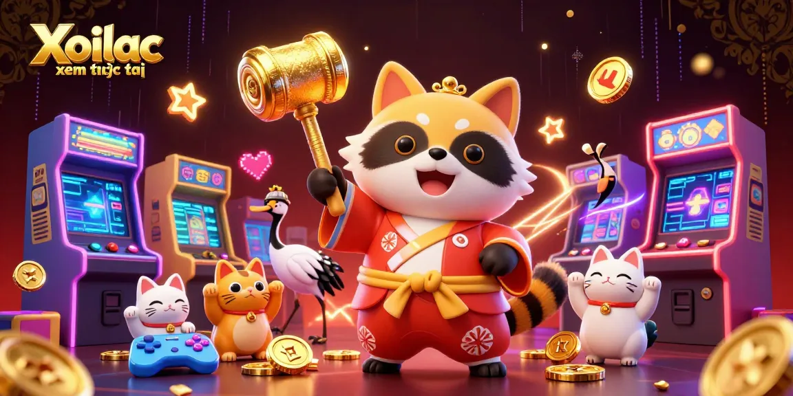 Xoilac xem trực tiếp brings excitement with dynamic characters in a vibrant casino setting.