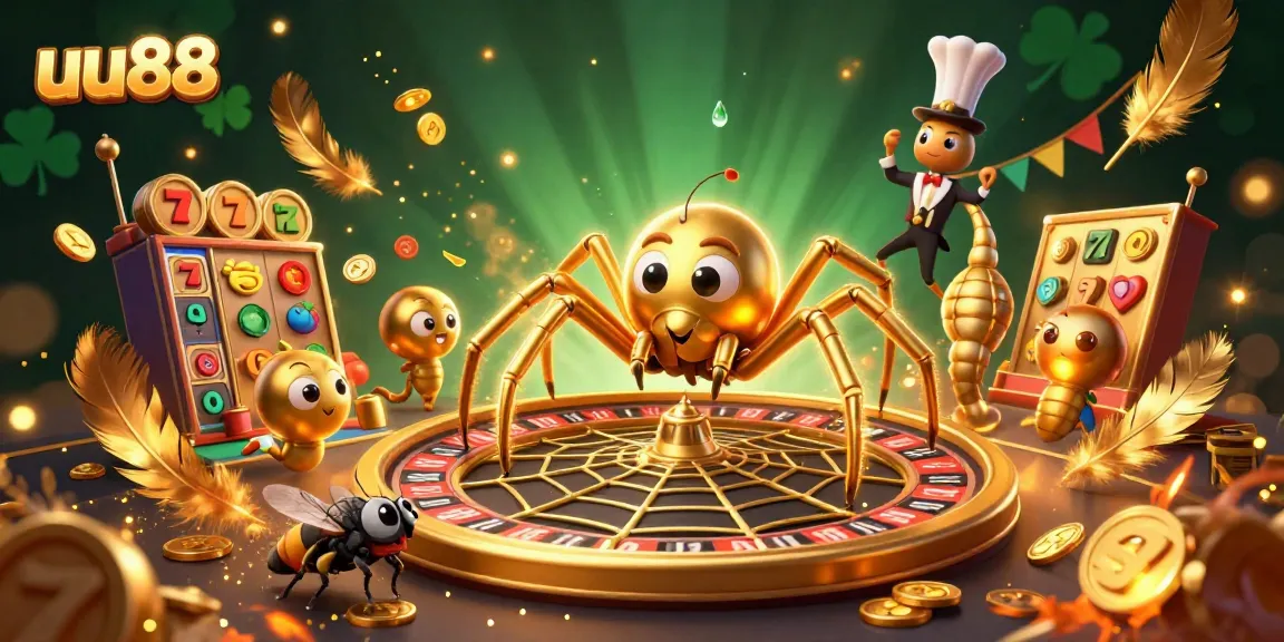 Experience the thrill of betting with uu88 in this vibrant, animated casino scene.
