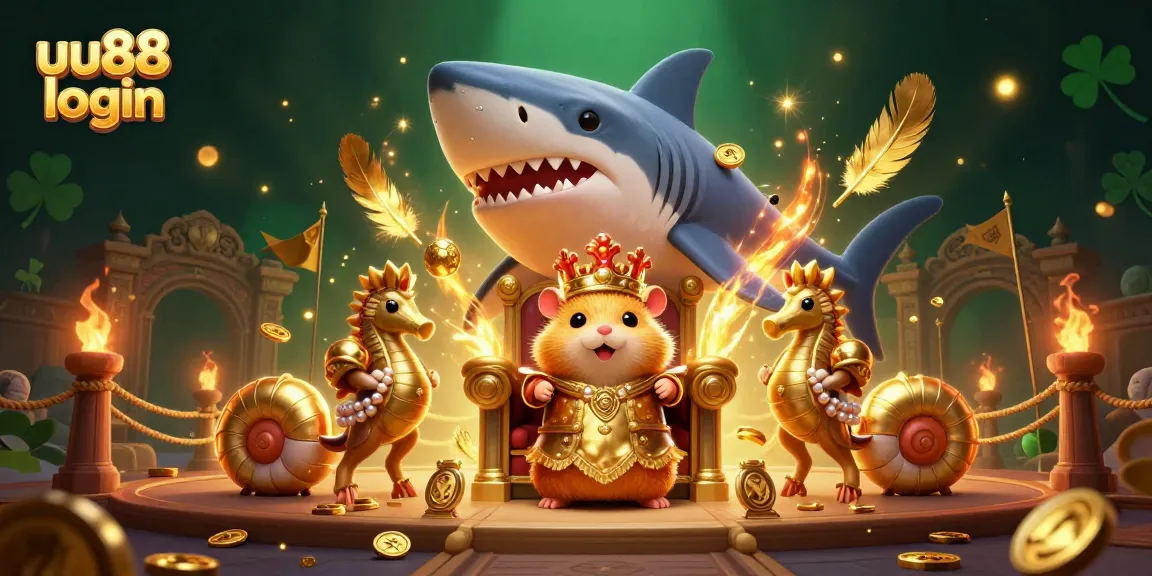 Engage in thrilling gameplay at uu88 login featuring dynamic casino elements and royal characters.